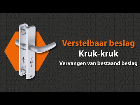 Verstelbaar deurbeslag M&C